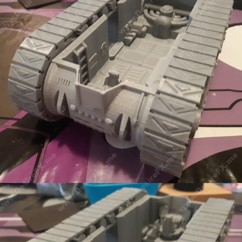 FKMSA 拉克塔型地面爬行者 3D打印模型|FKMSA Lacerta Type Ground Crawler – 3D Print Model STL