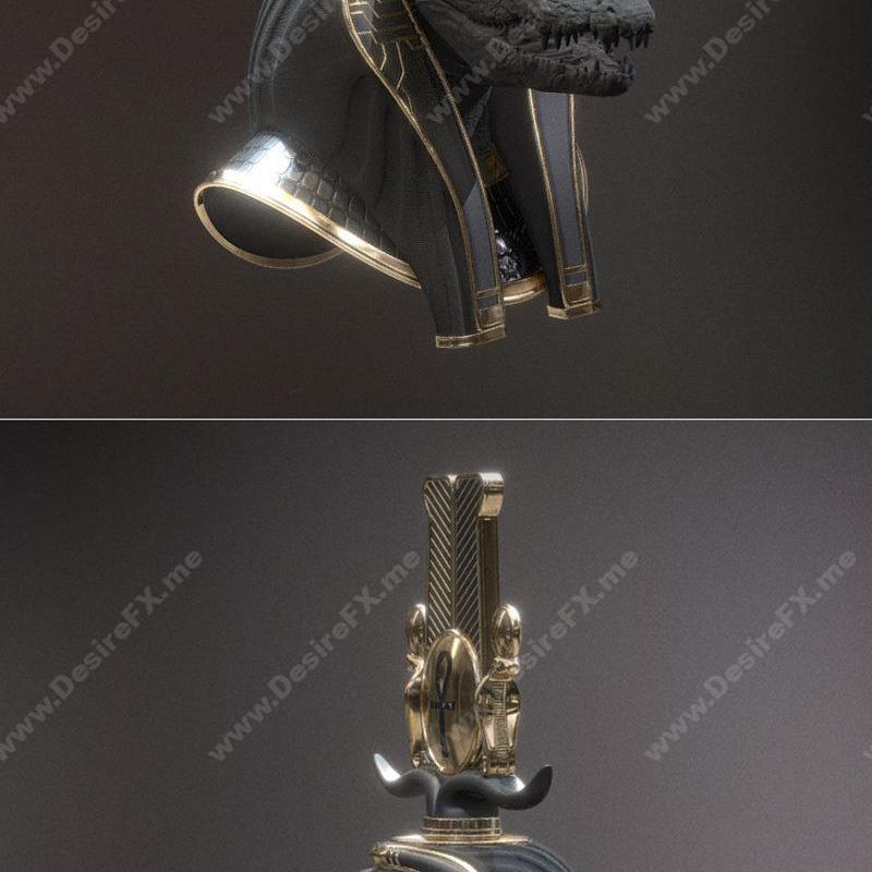 Sobek - 动漫游戏角色3D打印模型|Sobek – 3D Print Model STL