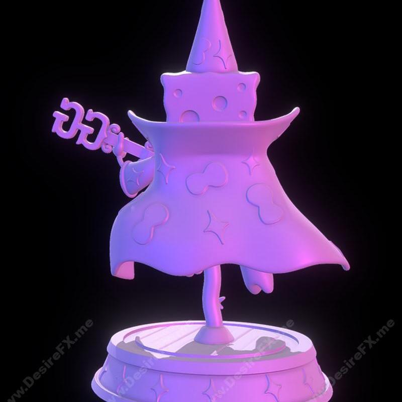 海绵宝宝、怪兽戈比与柴郡猫——爱丽丝梦游仙境 3D打印模型|SpongeBob Goofy Goober and Cheshire cat – Alice in Wonderland – 3D Print Model STL