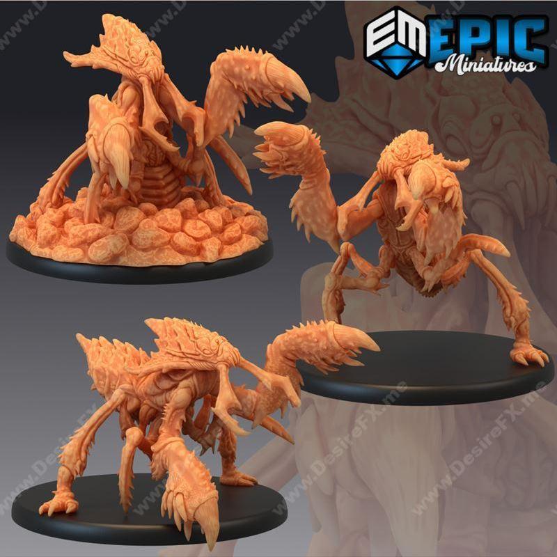史诗迷你款——怪物暴动——3D打印模型|Epic Minis – Monster Rampage – 3D Print Model STL