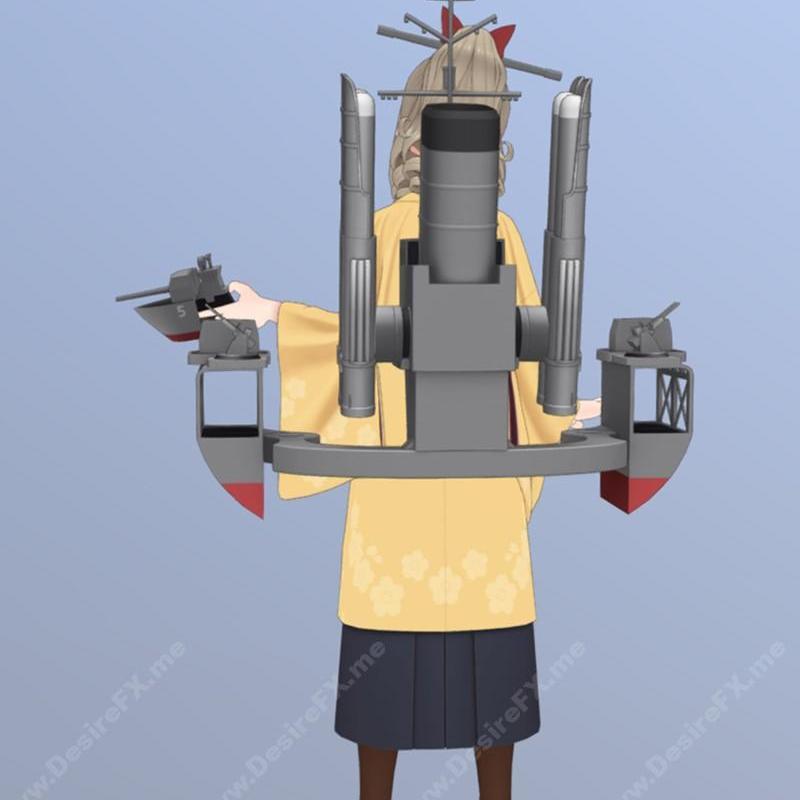 船旗风与船神风——3D打印模型|Ship Flag Wind and Ship Kamikaze – 3D Print Model STL