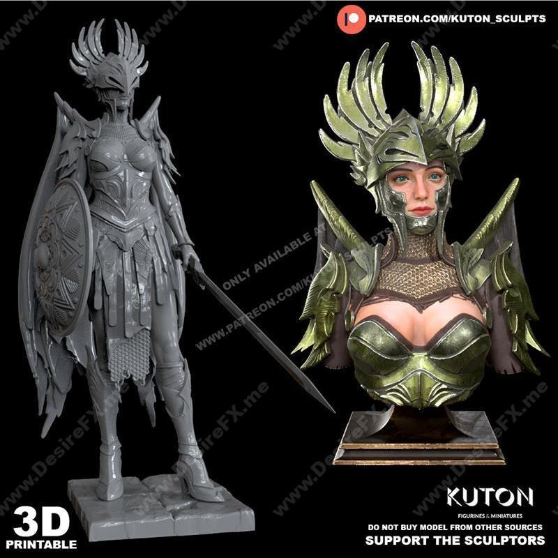 瓦尔基里 3D打印模型 STL|Valkyrie – 3D Print Model STL