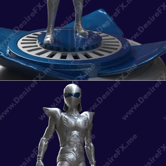 Actarus雕像 - 3D打印模型|Actarus statue – 3D Print Model STL