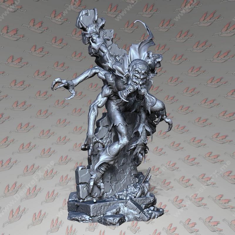 Man Spider - 作品名称 - 3D打印模型|Man Spider – Prey Collection Studio