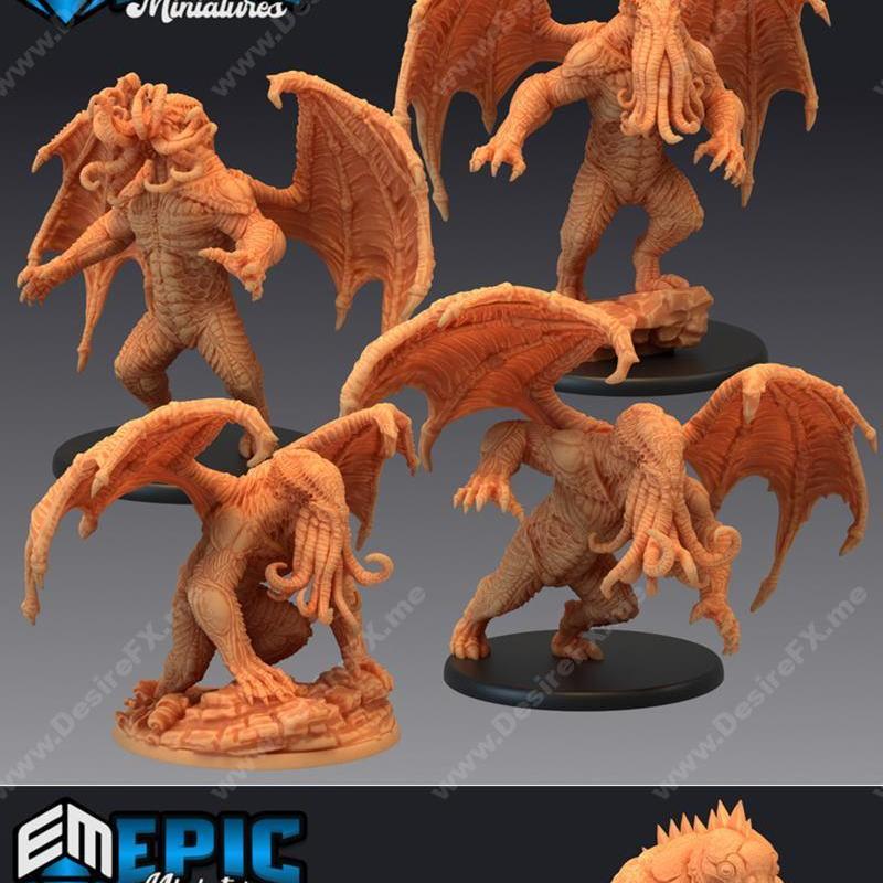 史诗迷你款 - 无限噩梦 - 3D打印模型|Epic Minis – Endless Nightmare – 3D Print Model STL