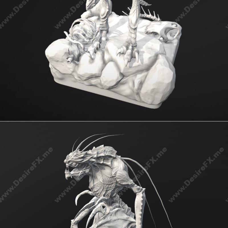 昆虫形态——3D打印模型|Insectoid – 3D Print Model STL