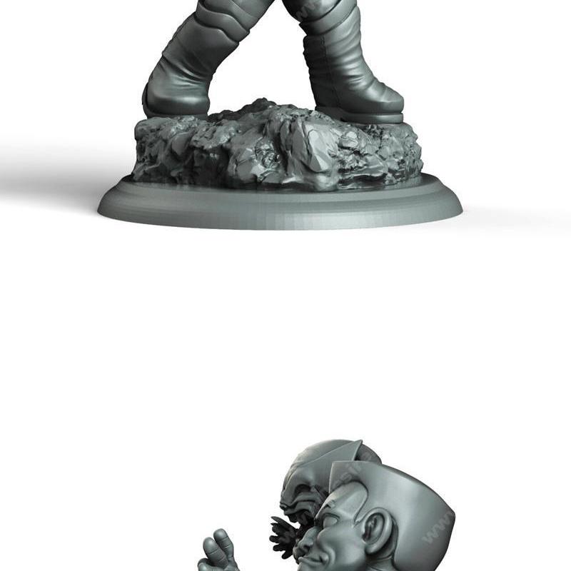 Wolverine与Colossus 3D打印模型|Wolverine and Colossus – 3D Print Model STL