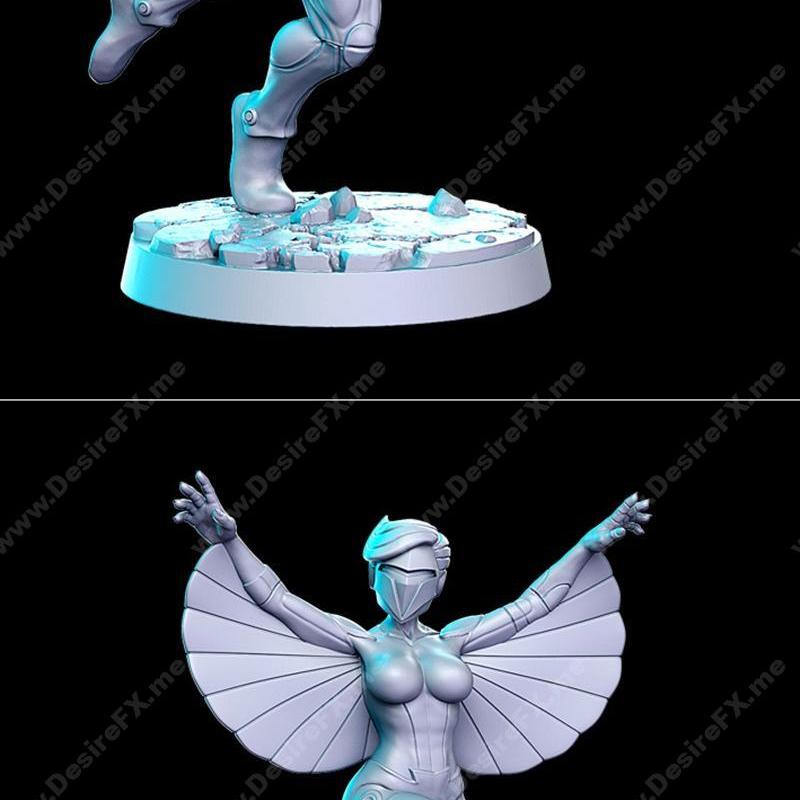 Hawkith与Ladybird 3D打印模型|Hawkith and Ladybird – RN Estudio – 3D Print Model STL