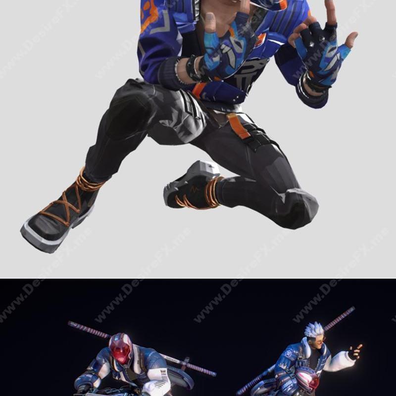 Valorant 雅鲁与赛博朋克悟空 3D打印模型完整版|Valorant Yoru and Cyberpunk Wukong – Complete Edition – 3D Print Model STL