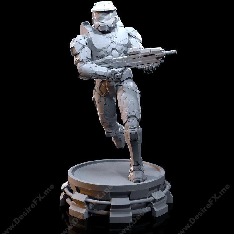光环战士 3D打印模型|Master Chief – 3D Print Model STL