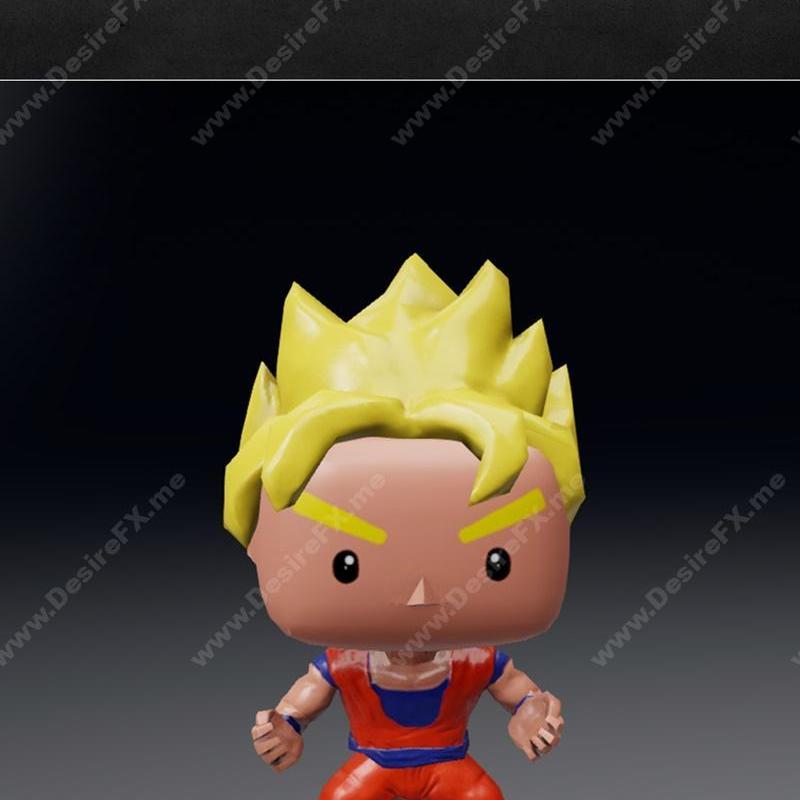 VRChat虚拟角色模型：超赛亚人玩具 - 3D打印设计|Mei VRChat Avatar and Super Saiyan Toy – Moises Moreno – 3D Print Model STL