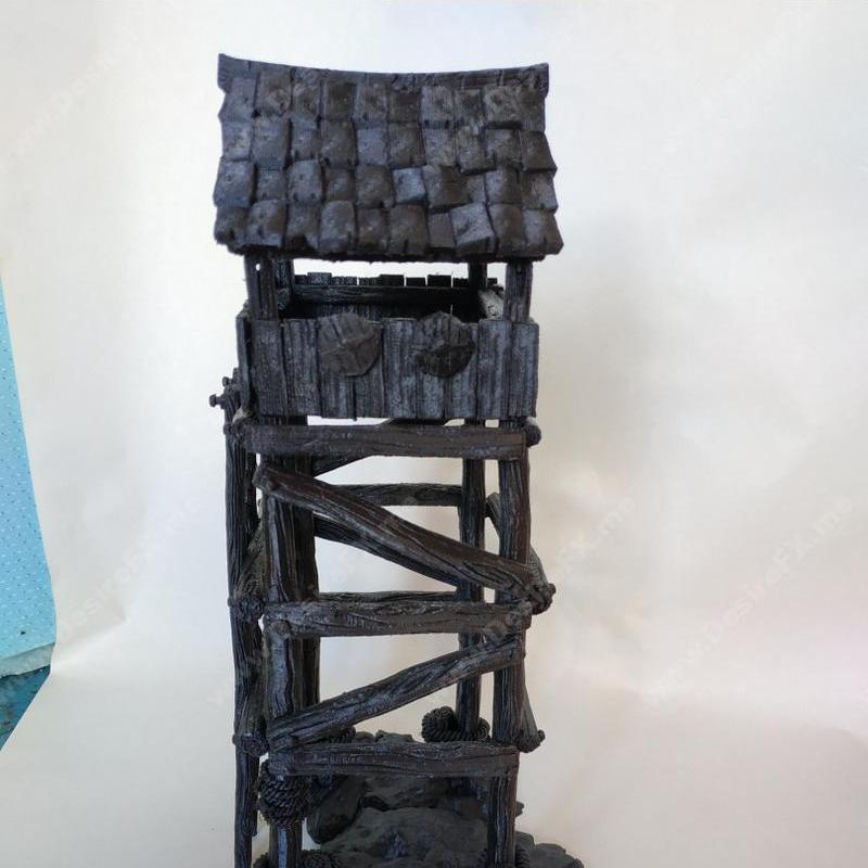 金属头瞭望塔3D打印模型|Metalhead Lookout Tower – 3D Print Model STL