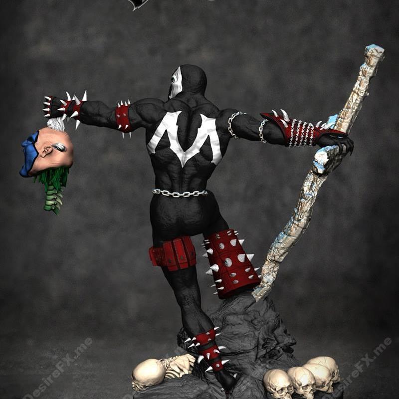 Spawn 头部斩首 3D打印模型|Spawn Decapitacion – 3D Print Model STL