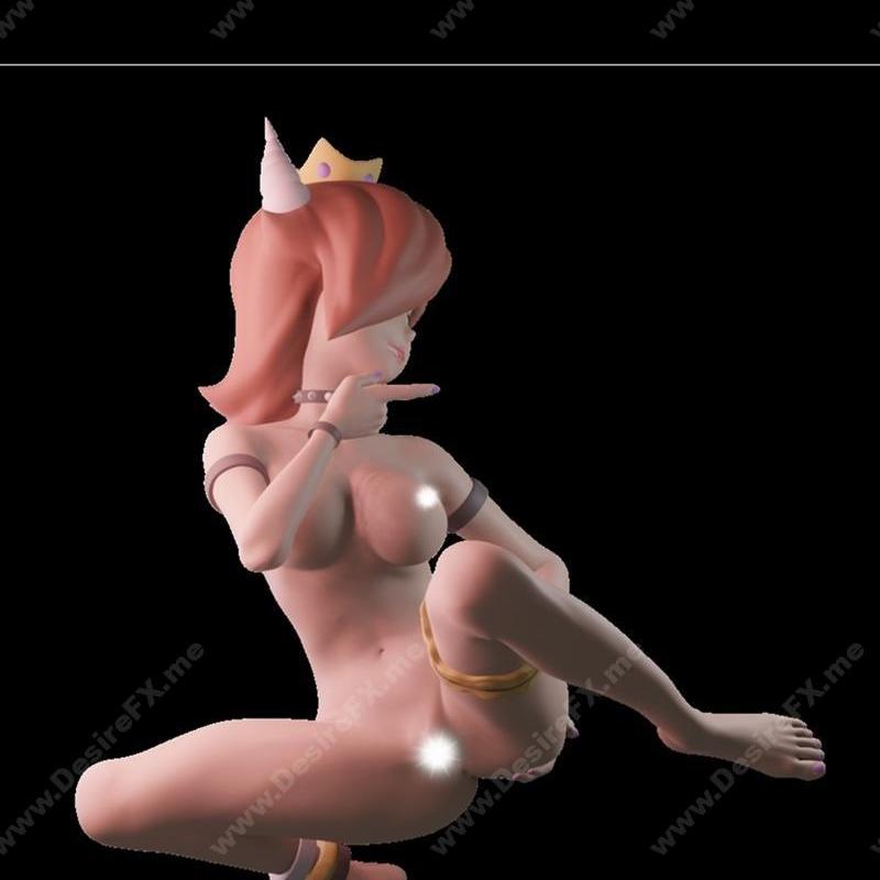 3D打印模型：碧奇公主|Naked Princess Peach – 3D Print Model STL