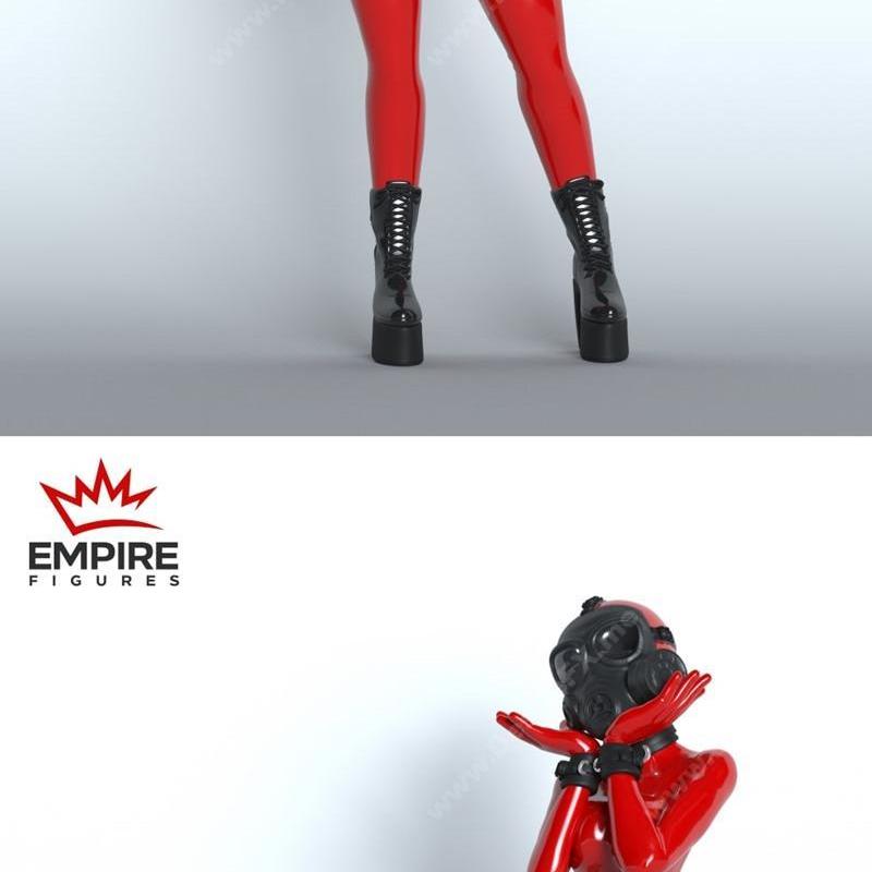帝国figur模型：Gasmask Girl 3D打印雕塑|Gasmask Girl – Empire Figures – 3D Print Model STL