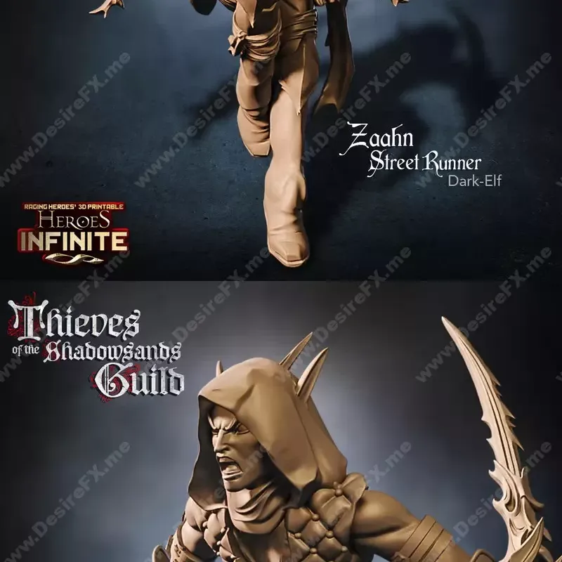 Zaahn 街头跑者 3D打印模型|Zaahn Street Runner