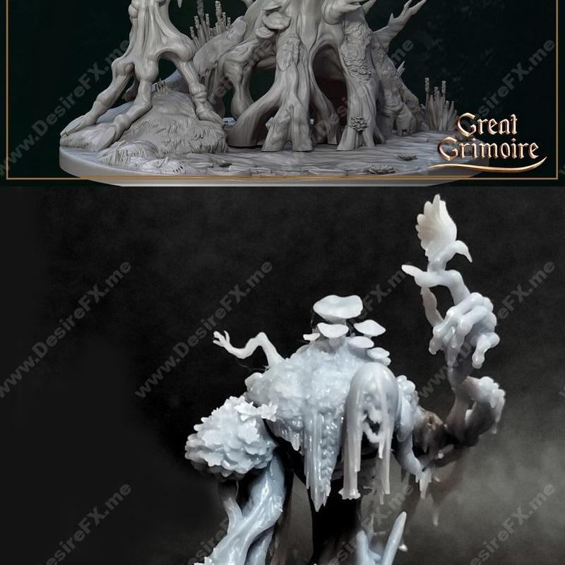 木灵——3D打印模型|The Wood Spirit – 3D Print Model STL