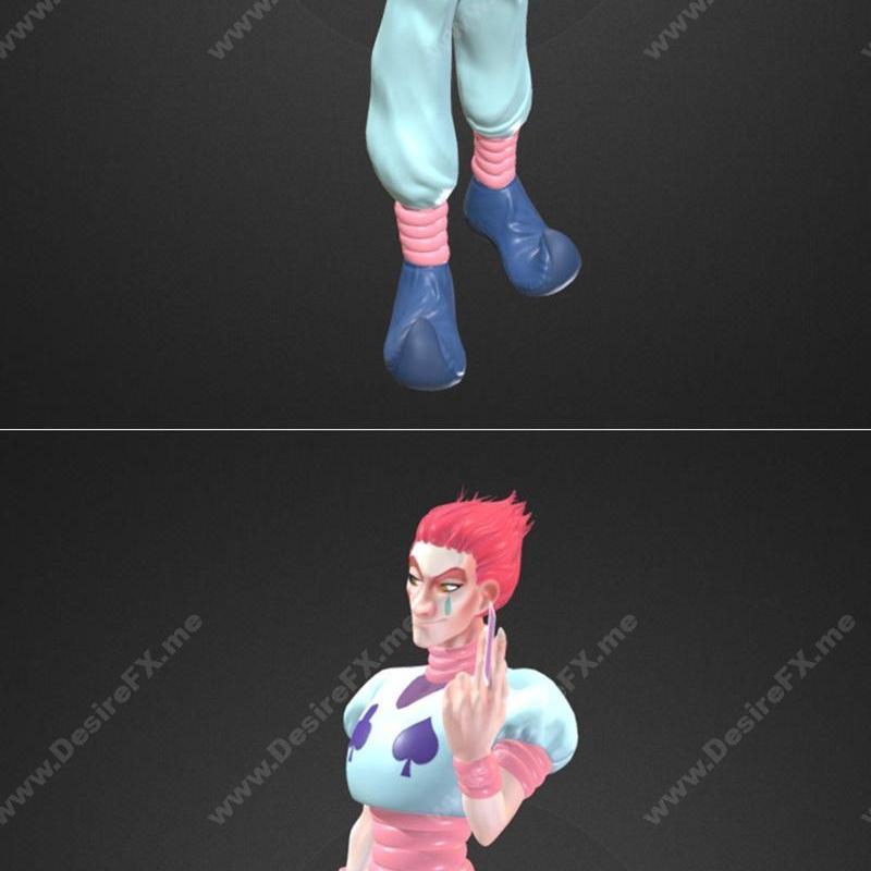 Hisoka - 3D打印模型 - 《妖精的尾巴》角色模型|Hisoka – 3D Print Model STL