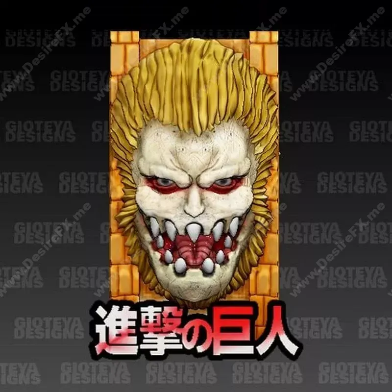 《进击的巨人》系列角色3D打印模型：装甲巨人、兽人巨人、巨像巨人、颚巨人|AOT – Armored Titan, Beast Titan. Colossal Titan. Eren Titan. Jaw Titan – 3D Print Model STL