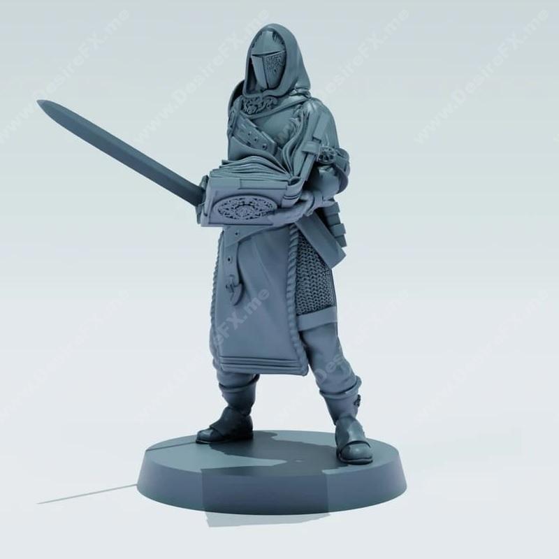 坚毅骑士 - 3D打印模型|Stalwart Knight – 3D Print Model STL
