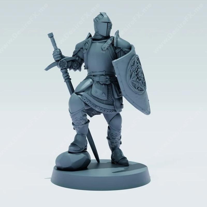圣殿骑士团——3D打印模型|Knight Templar – 3D Print Model STL