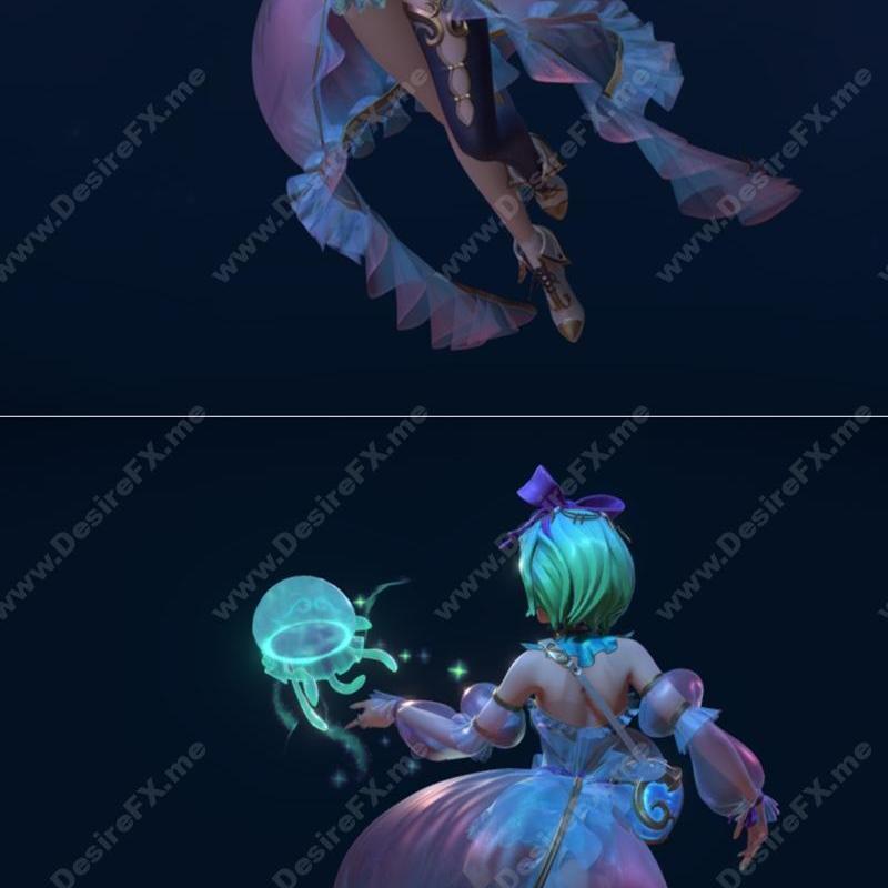 Jelly Girl 3D打印模型|Jelly Girl – 3D Print Model STL