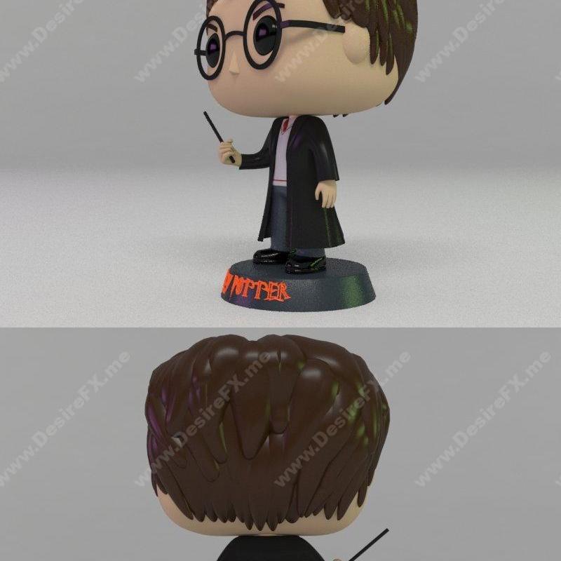 Funko Pop哈利波特 3D打印模型 STL|Funko Pop Harry Potter – 3D Print Model STL