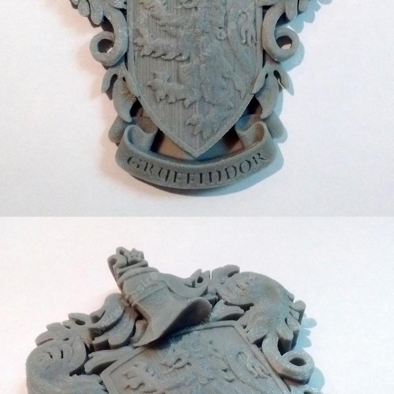 傲罗之盾——格兰芬多——3D打印模型|Coat of Arms – Gryffindor – 3D Print Model STL