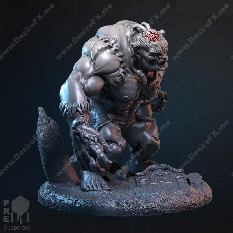 伊宾·弗兰杰 flesh golem 3D打印模型|Ibin Franj Flesh Golem – 3D Print Model STL