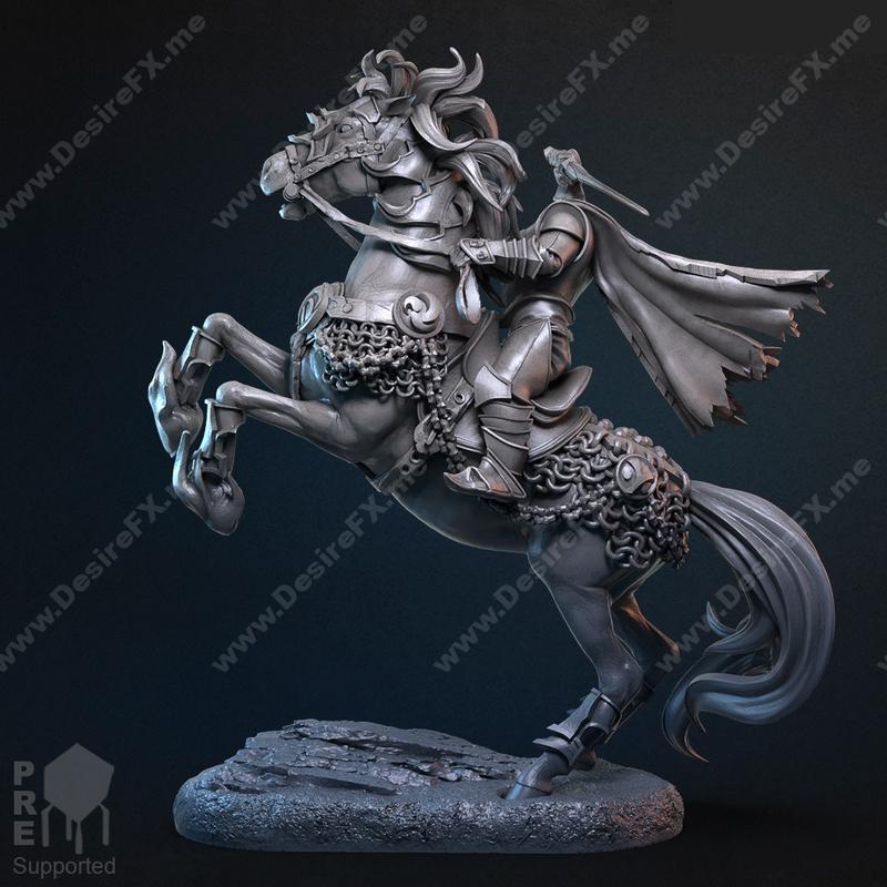 达达尼昂·里歇洛《无头骑手》3D打印模型|D’Artagnan Richelloue The Headless Rider – 3D Print Model STL