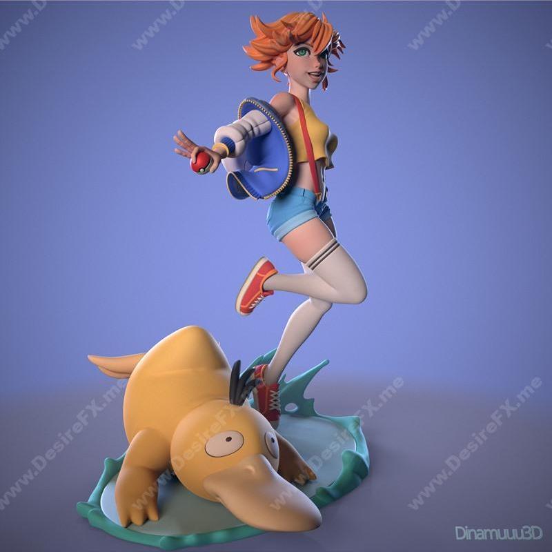 迷雾宝可梦 3D打印模型|Misty Pokemon – 3D Print Model STL