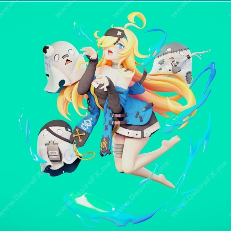 霍格沃茨与门捷列夫 《崩坏：星穹铁道》3D打印模型|Higokumaru and MendeleevHonkai Impact – 3D Print Model STL