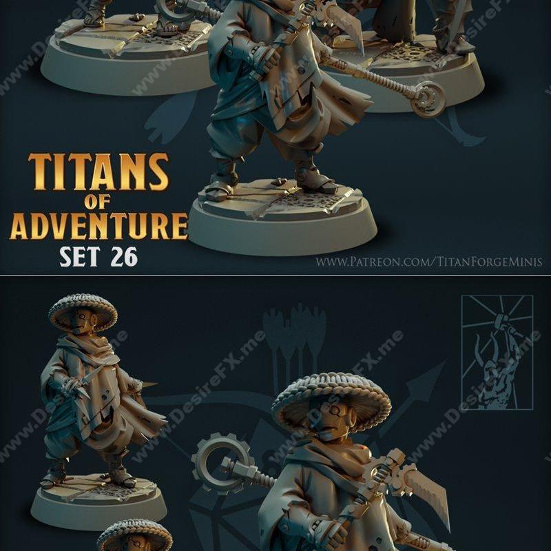 冒险之王26 - 3D打印模型STL|Titans of Adventure Set 26 – 3D Print Model STL