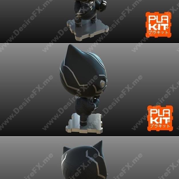PlaKit 黑豹 3D打印模型|PlaKit Black Panther – 3D Print Model STL