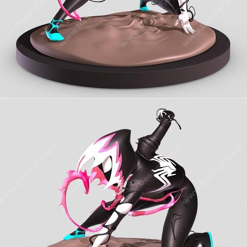 蜘蛛女侠 3D打印模型|Spider Gwenom – 3D Print Model STL