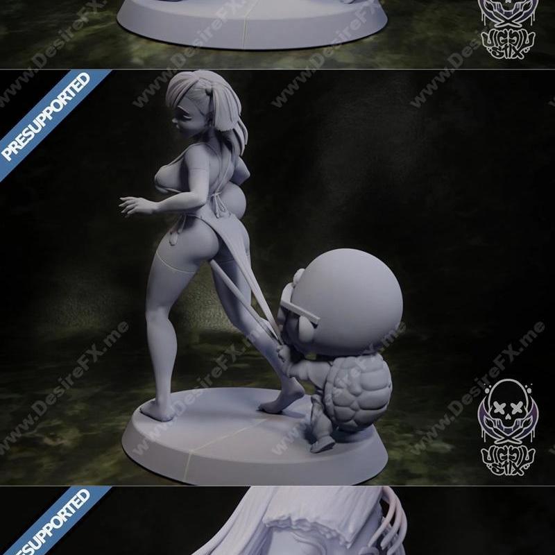 布玛身穿赛亚人装甲3D打印模型|Bulma in Saiyan Armor – 3D Print Model STL