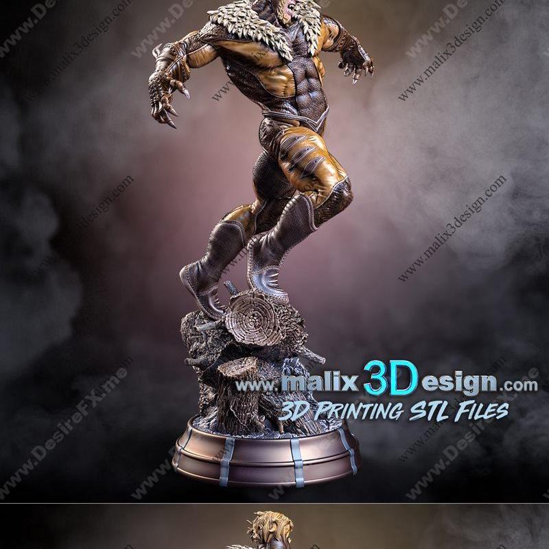 Sabretooth 3D打印模型|Sabretooth – 3D Print Model STL