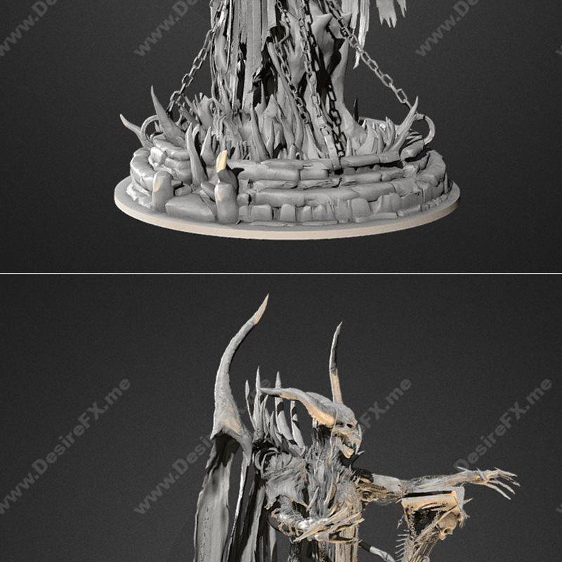 幽魂幻影 - 3D打印模型|Conjured wraith – 3D Print Model STL