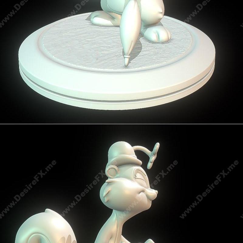 Slappy Squirrel 3D打印模型|Slappy Squirrel Animaniacs – 3D Print Model STL