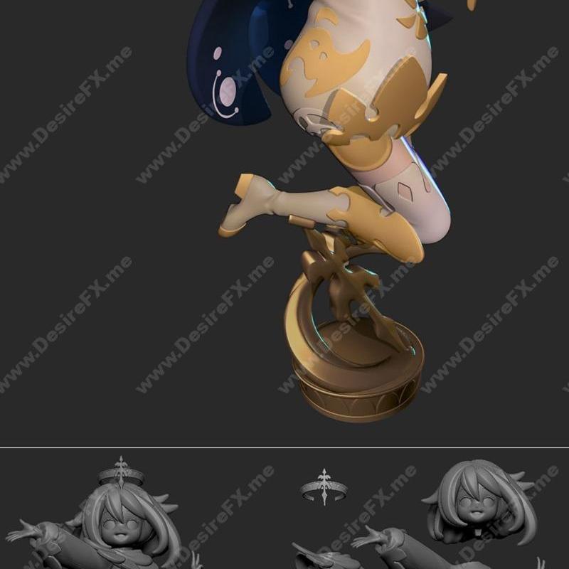 Paimon 3D打印模型 STL|Paimon – 3D Print Model STL