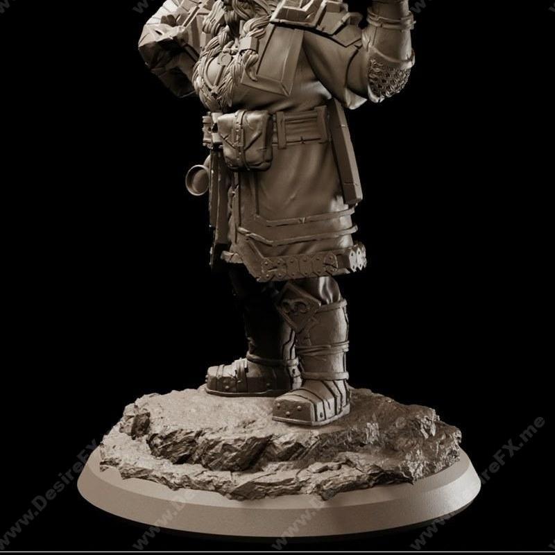 矮人女英雄 3D打印模型|Hero Female Dwarf – 3D Print Model STL