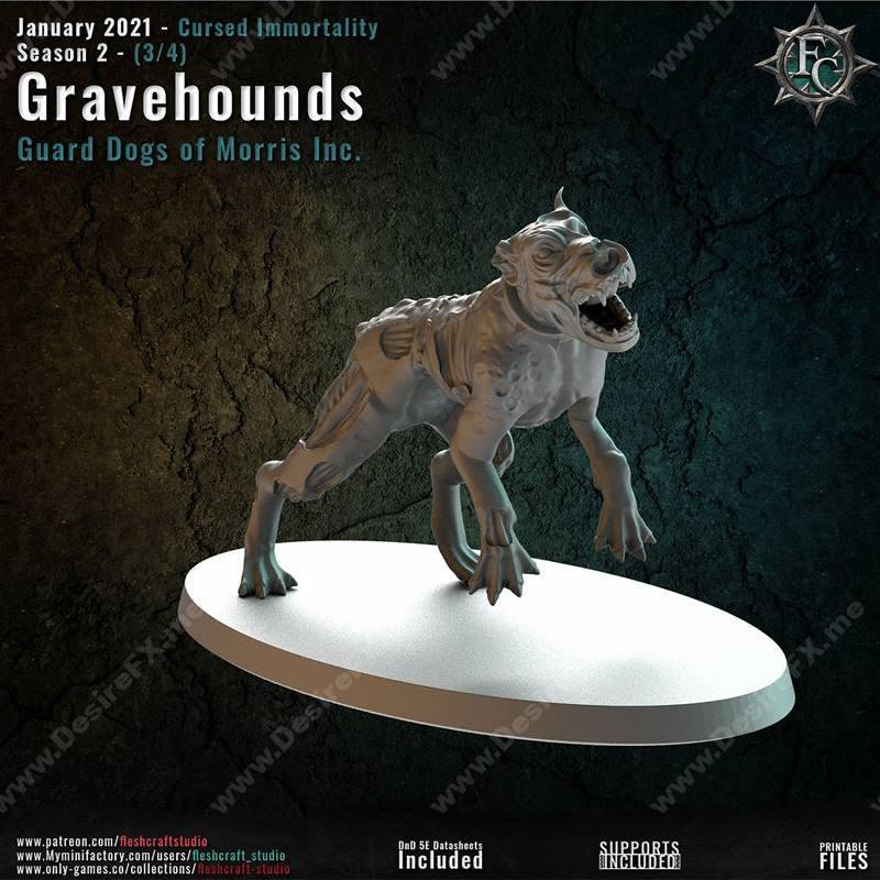 Gravehounds 3D打印模型|Gravehounds – 3D Print Model STL