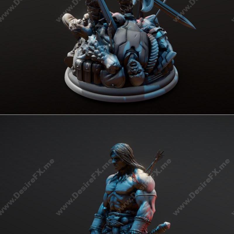 Conan 3D打印模型|Conan – 3D Print Model STL