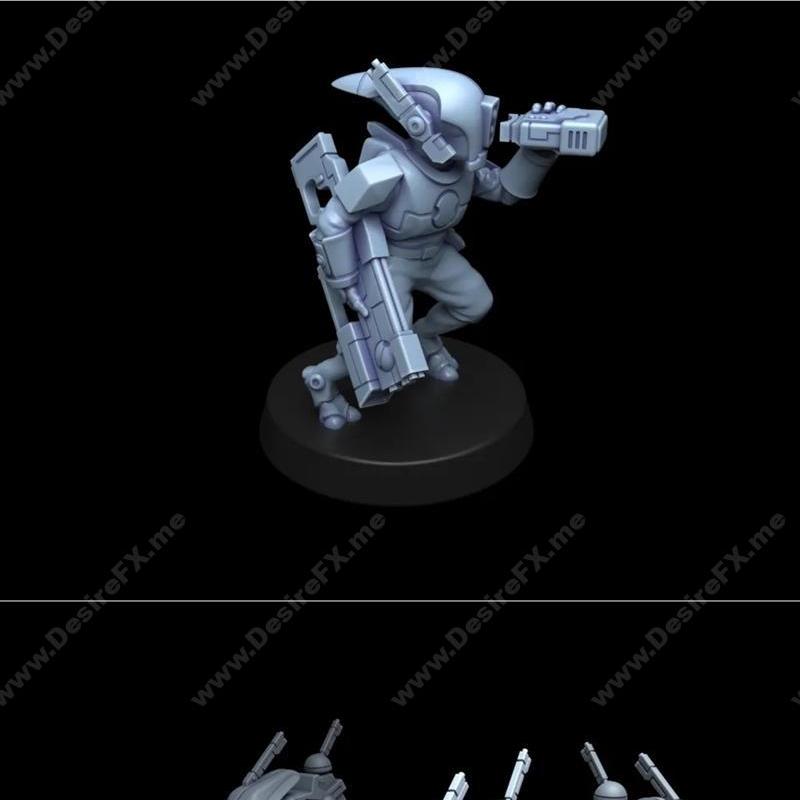 优质之选——隐秘战衣，侦察兵 3D打印模型|Greater Good – Stealth Suits, Scouts – 3D Print Model STL