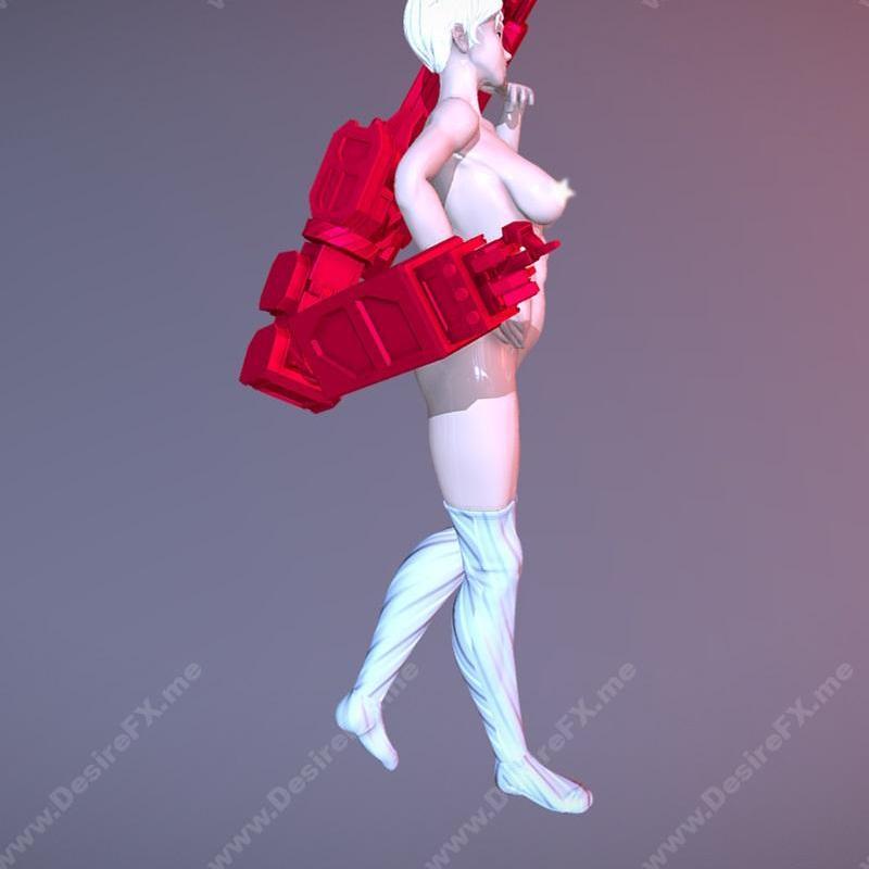 3D打印模型：赛博朋克装甲战士-STL文件|Finished Model – 3D Print Model STL