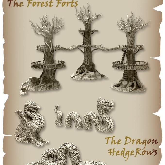 Kickstarter - 《霍比特人》3D打印模型|Kickstarter – Rise of the Halflings – 3D Print Model STL