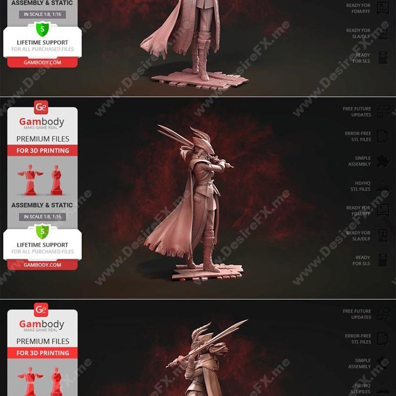 Lady Maria 3D打印模型|Lady Maria – 3D Print Model STL