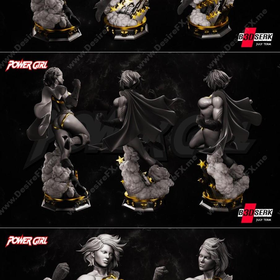 Power Girl 3D打印模型|Power Girl – B3DSERK – 3d print model