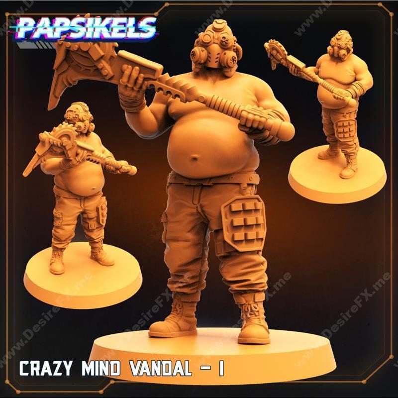 PapSikels迷你模型——《绝地战警》3D打印模型|PapSikels Miniatures – Droids and Krazy March 2022 – 3D Print Model STL