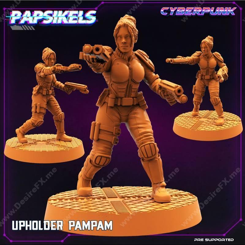 PapSikels迷你模型——赛博朋克部落系列 3D打印模型|PapSikels Miniatures – Tribes – Cyberpunk Release March 2022 – 3D Print Model STL